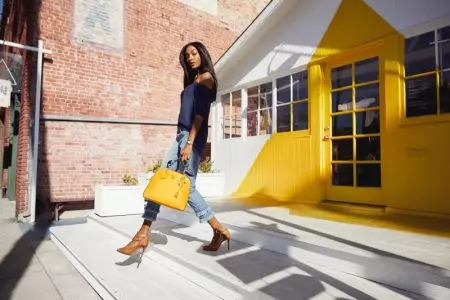 Jourdan Dunn at Kelly Rohrbach Front Michael Kors 'The Walk' Summer Campaign