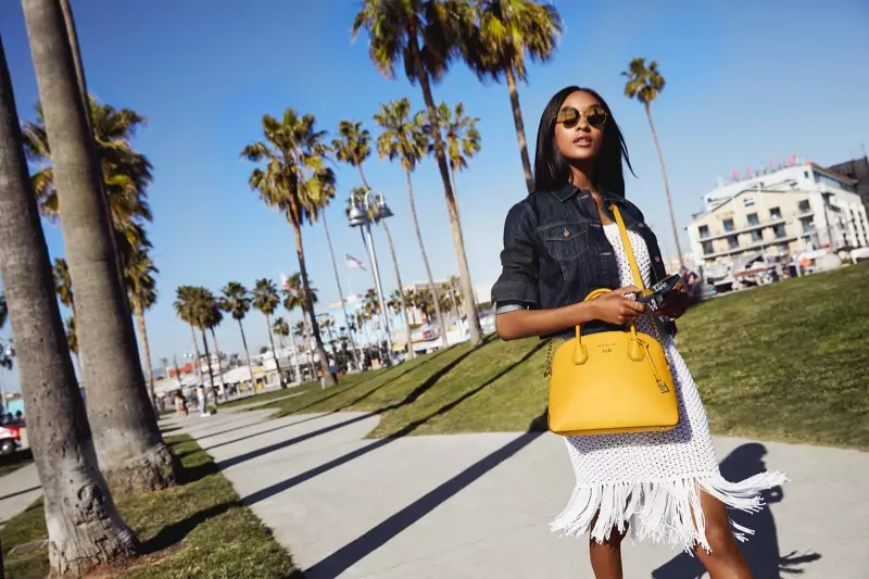 Jourdan Dunn irawọ ni Michael Kors The Walk ooru 2017 ipolongo