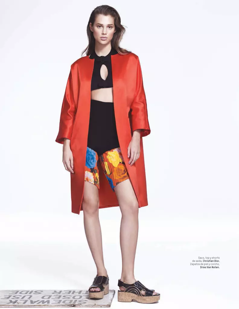 Anais Pouliot è la protagonista del primo numero di L'Officiel Mexico di Andrew Yee