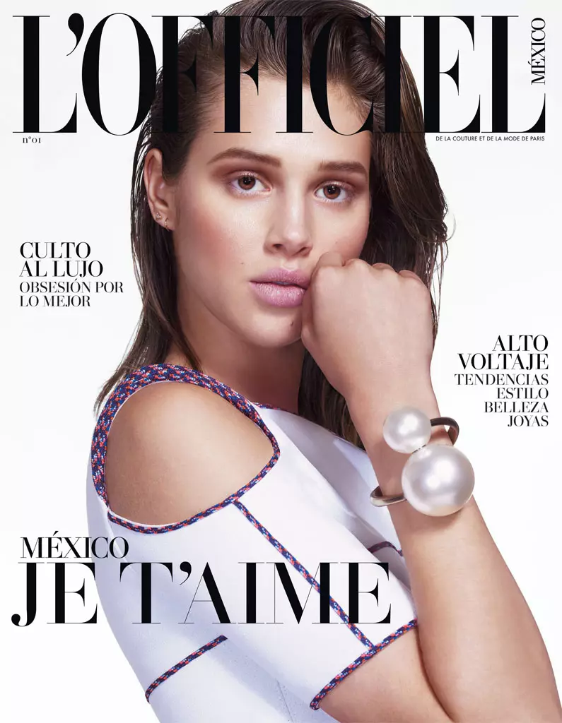 Anais Pouliot Bintang ing Edisi Debut L'Officiel Mexico dening Andrew Yee