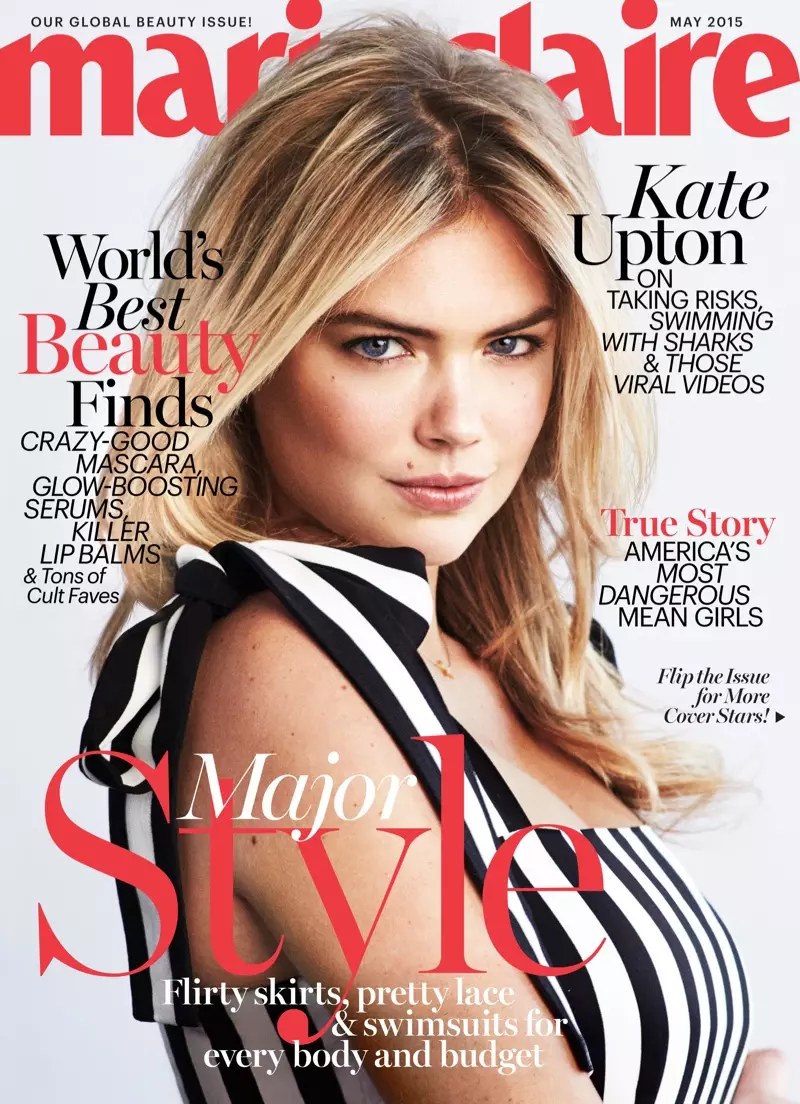 Kate Upton pe coperta Marie Claire mai 2015