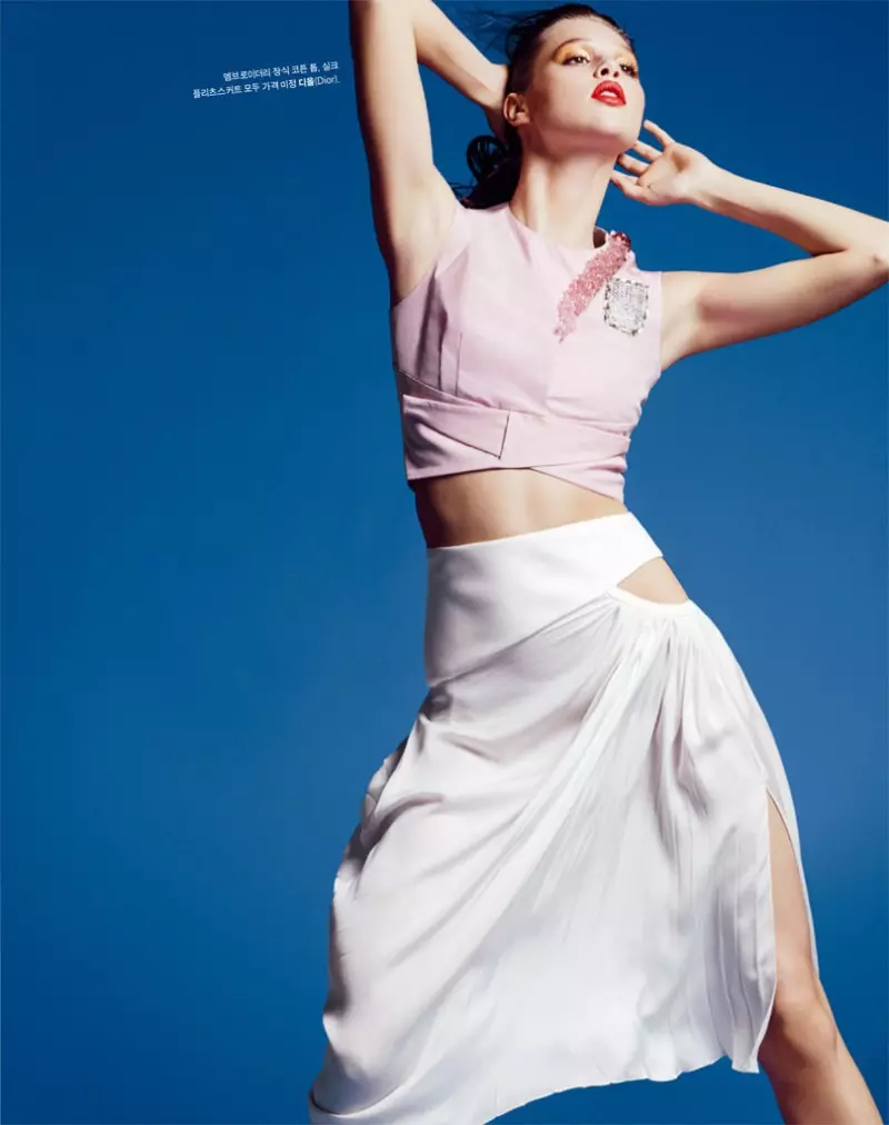 Dior Chic: Anais Pouliot פּאָוזאַז פֿאַר Marie Claire קארעע דורך David Roemer