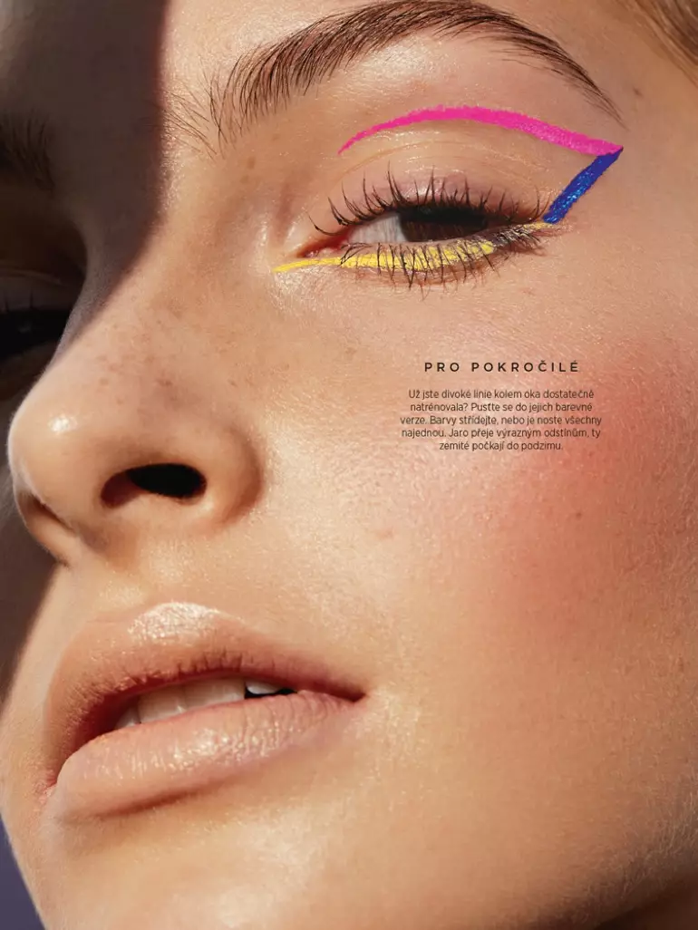 Si Rosa Turk Nagsul-ob sa Sun-Kissed Beauty para sa Harper's Bazaar Czech