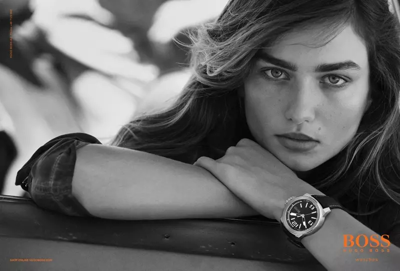 Andreea Diaconu Fronts BOSS Hugo Boss Spring 2015 Campaign