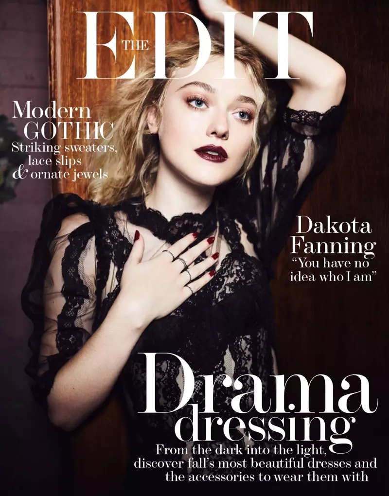 Dakota Fanning op The Edit 20. Oktober 2016 Cover