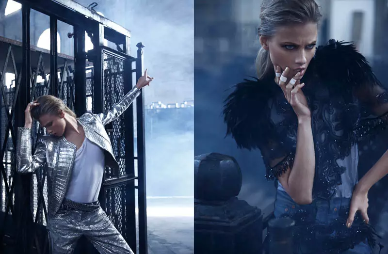 Anna Selezneva เป็นหนึ่งในเด็กของ Mario Sierra ใน Elle Spain Shoot