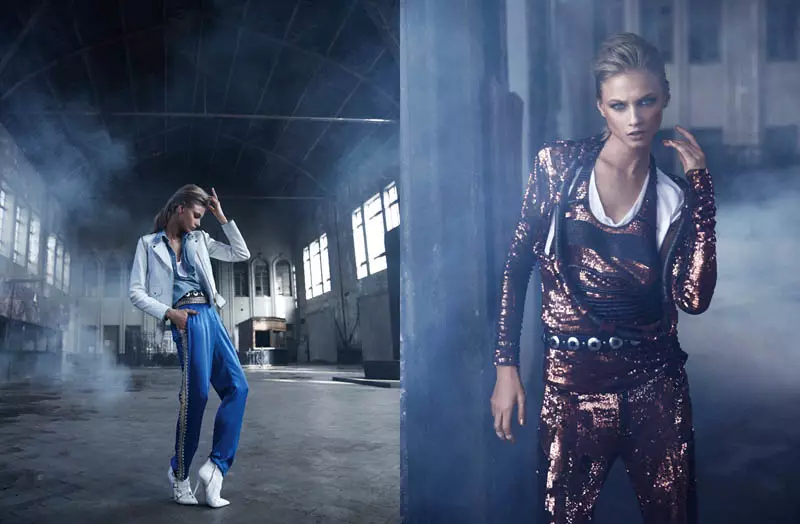 Anna Selezneva é un dos nenos de Mario Sierra en Elle Spain Shoot