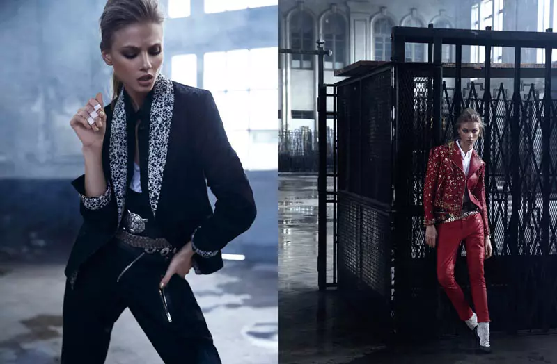 Anna Selezneva estas Unu el la Knaboj por Mario Sierra en Elle Spain Shoot