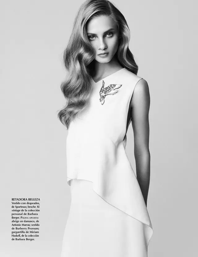 Anna Selezneva Modelas Printempa Stilo por Vogue Latin America Spread