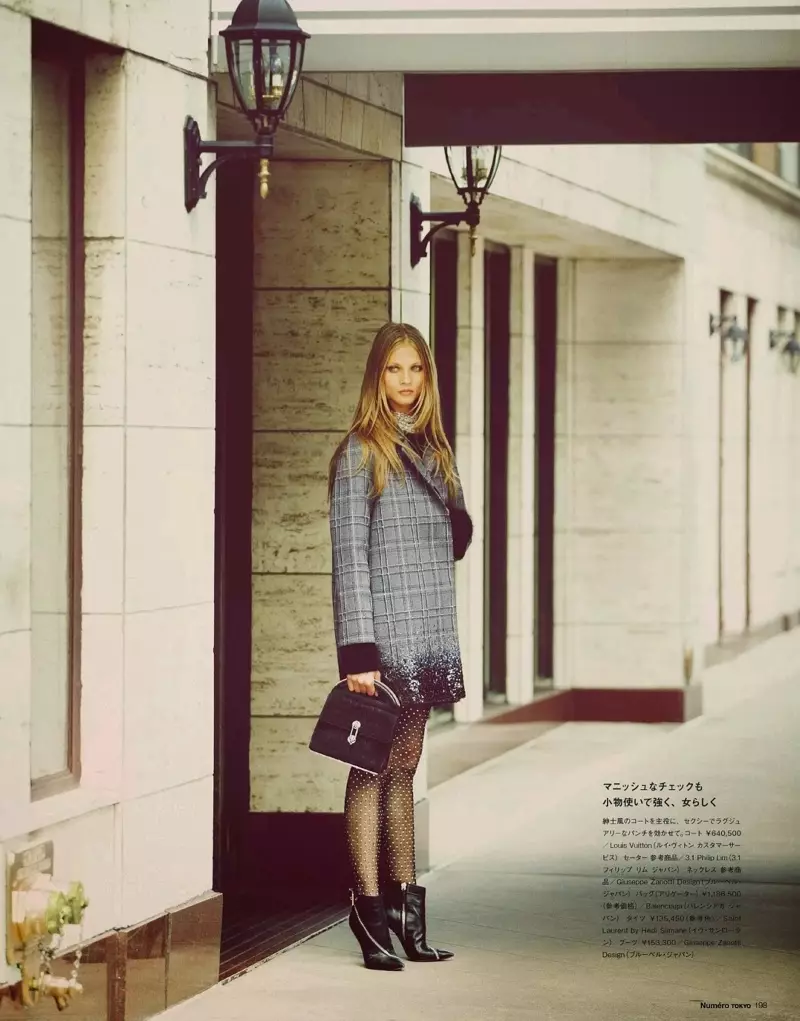 Anna Selezneva Hits the Street for Guy Aroch in Numéro Tokyo Shoot