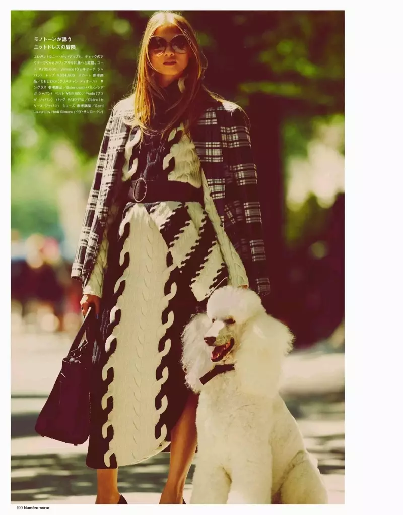 Anna Selezneva Hits the Street for Guy Aroch in Numéro Tokyo Shoot