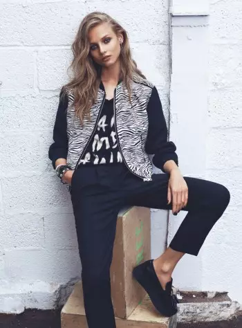 Mango Taps Anna Selezneva don Fall 2013 Catalog