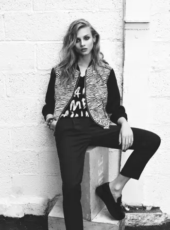 Mango Taps Anna Selezneva สำหรับแคตตาล็อกฤดูใบไม้ร่วงปี 2013