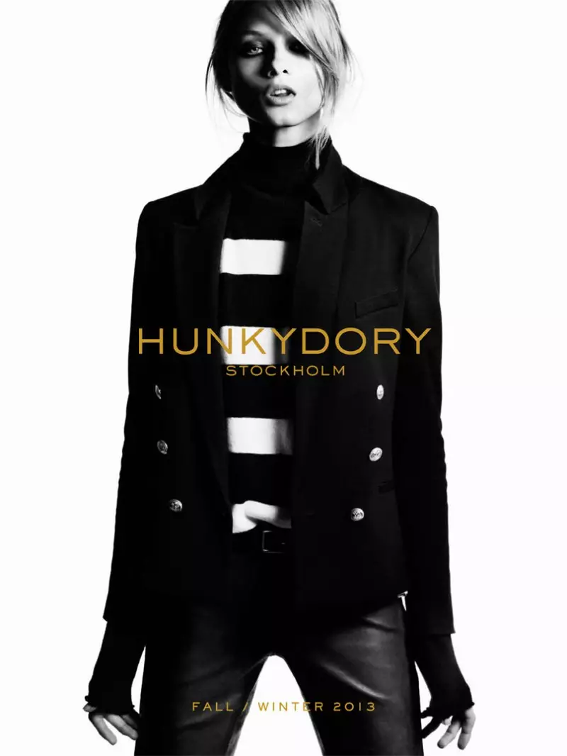 Hunkydory, Marcus Ohlsson'un hazırladığı Sonbahar 2013 Kampanyası için Anna Selezneva'yı Kattı