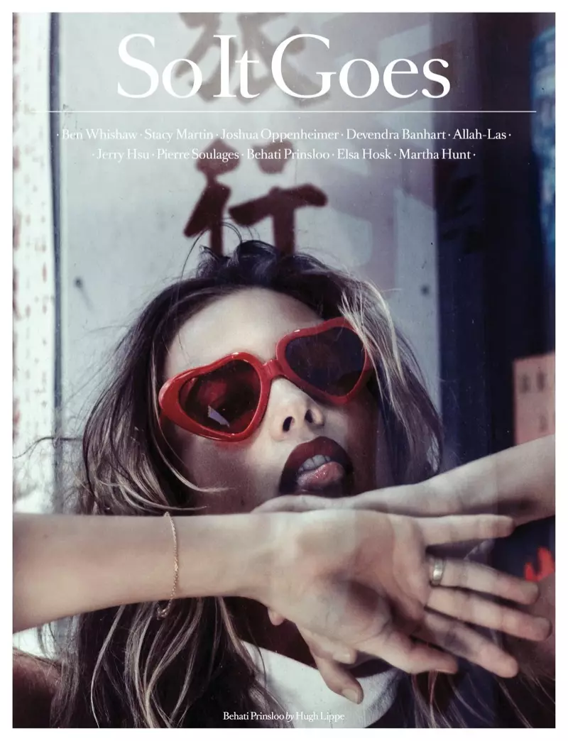 Behati Prinsloo op So it Goes #6 cover