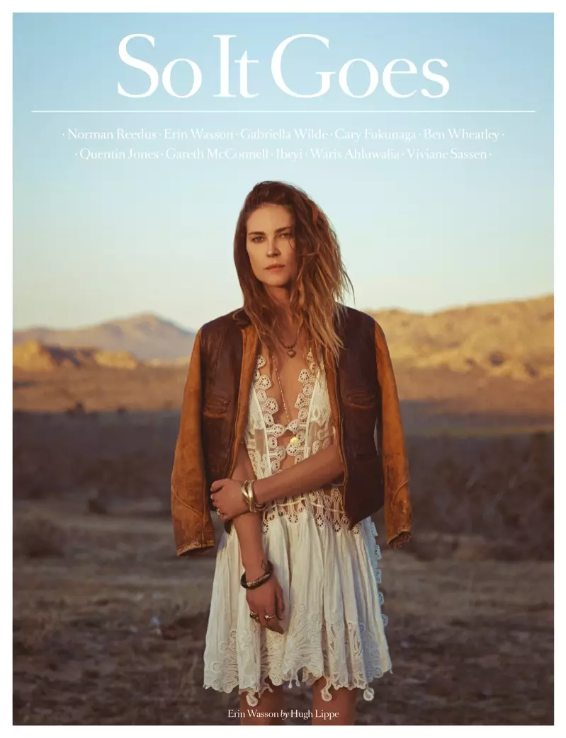 Erin Wasson stilla fuq il-5 qoxra ta' So It Goes Magazine