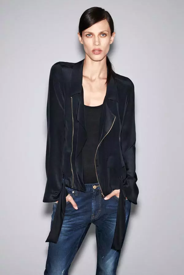 Zara เคาะ Aymeline Valade สำหรับ Lookbook เดือนตุลาคม 2012