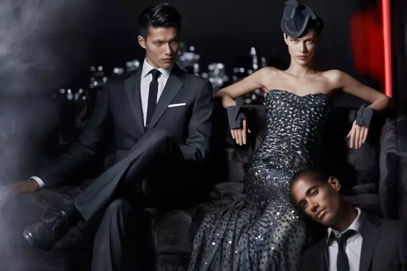 Aymeline Valade Mukadzi ari kutungamira Donna Karan's Fall 2012 Campaign naRussell James.