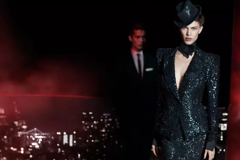 Aymeline Valade Mukadzi ari kutungamira Donna Karan's Fall 2012 Campaign naRussell James.