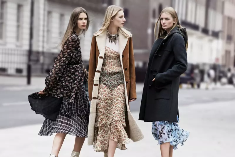 Zara Heads to the Streets for Fall 2013 Ads kasama sina Julia Nobis, Caroline Brasch Nielsen at Higit Pa