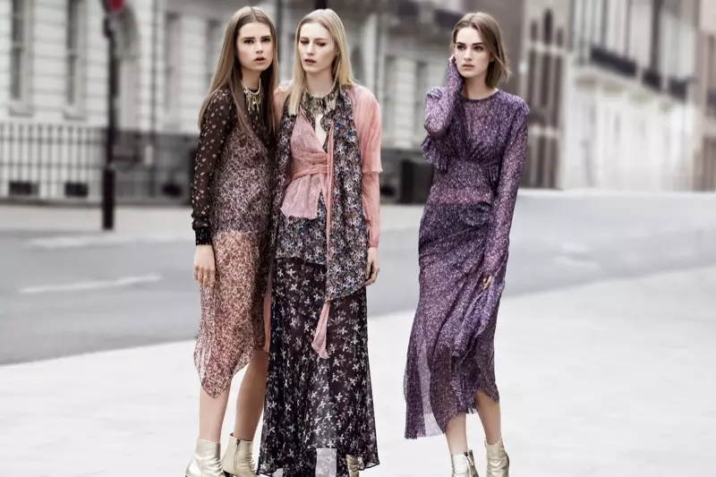 Zara đi dạo phố cho quảng cáo mùa thu 2013 với Julia Nobis, Caroline Brasch Nielsen, v.v.