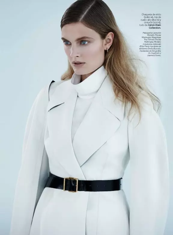 Constance Jablonski bærer elegant stil i S Moda af Eric Guillemain