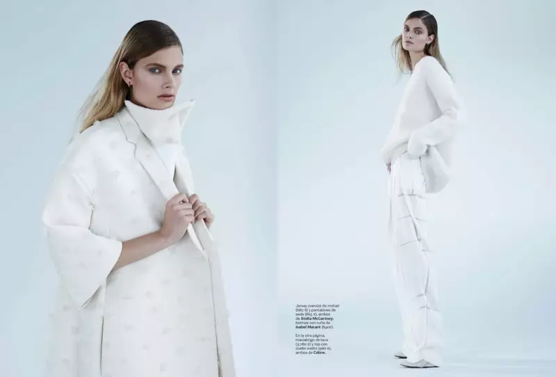 Constance Jablonski dra slanke styl in S Moda deur Eric Guillemain