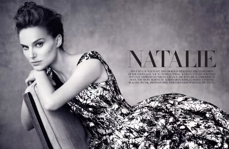 Natalie Portman 是 Paolo Roversi 為 Dior 雜誌設計的願景