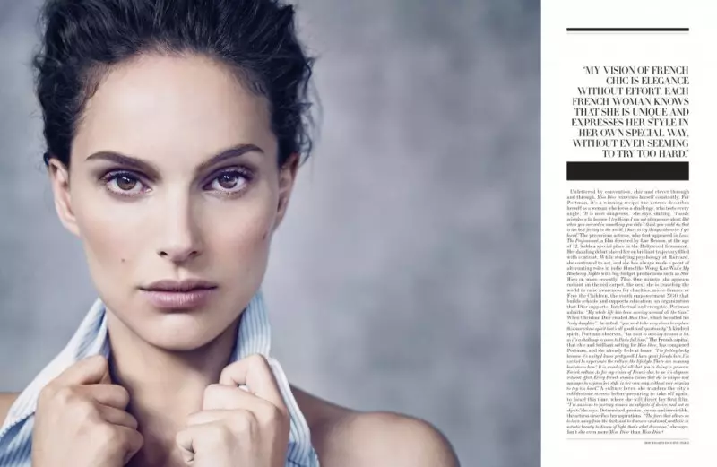 Natalie Portman o se Vaaiga mo Dior Magazine saunia e Paolo Roversi