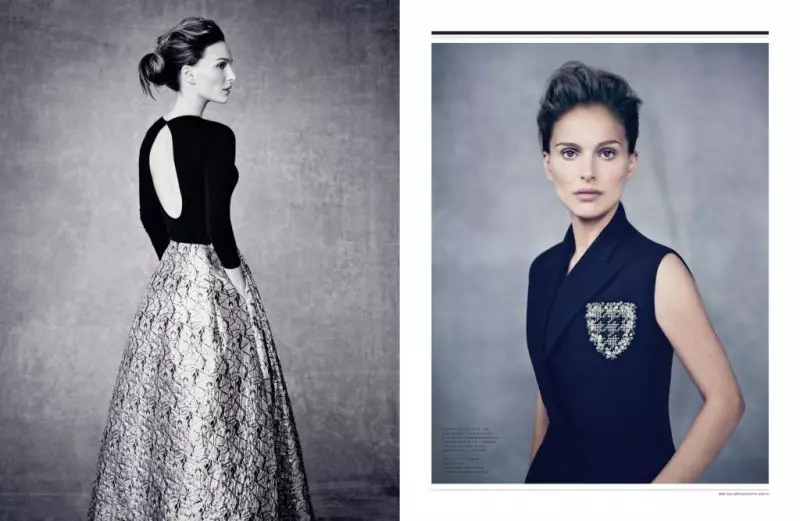 Natalie Portman යනු Paolo Roversi විසින් Dior සඟරාව සඳහා දැක්මකි