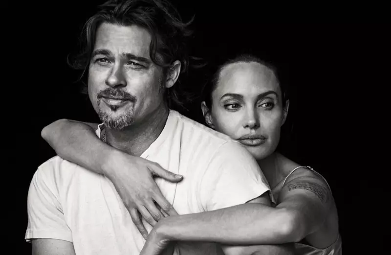 Angelina Jolie & Brad Pitt machen es sich für Vanity Fair Italia gemütlich