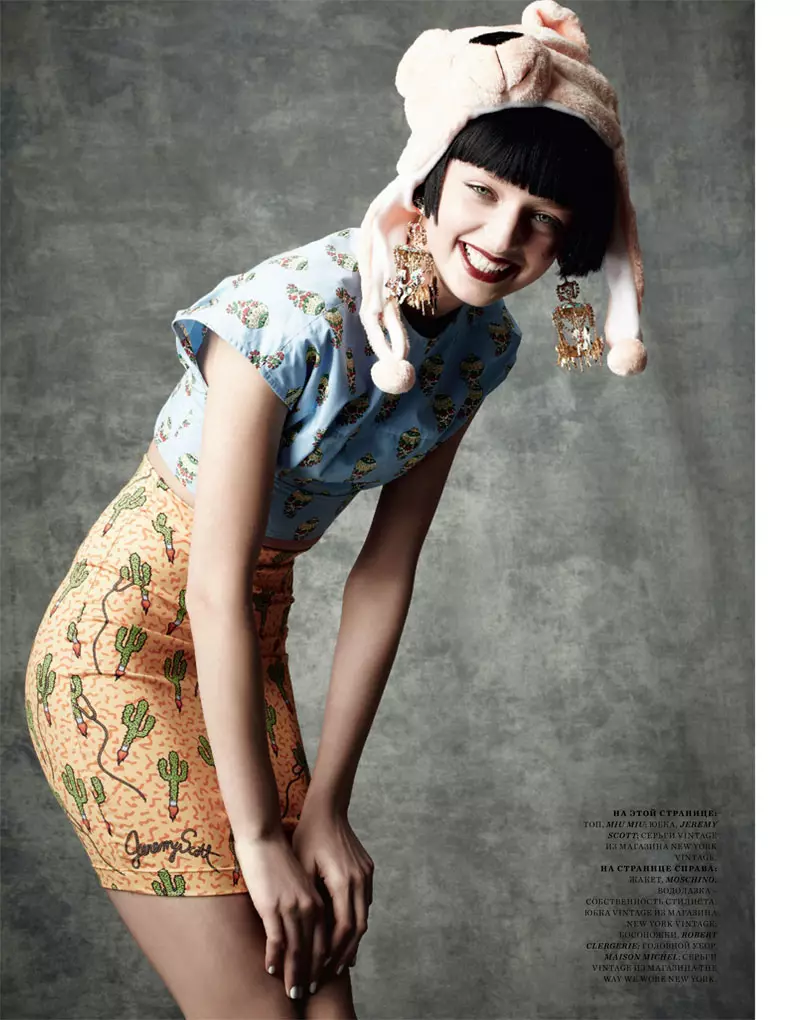 Daga Ziober de Natalia Alaverdian para Harper's Bazaar Rusia marzo de 2012