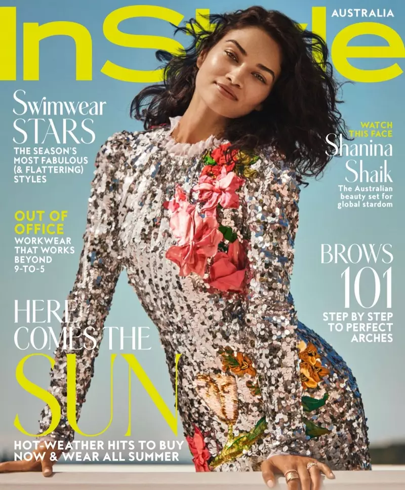 Shanina Shaik dina InStyle Australia Nopémber 2016 Panutup