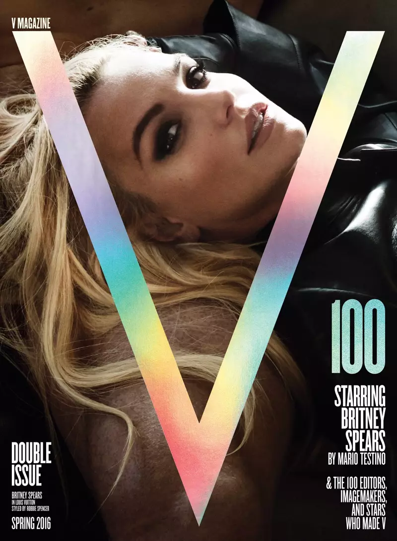 Britney Spears sou kouvèti V Magazine #100