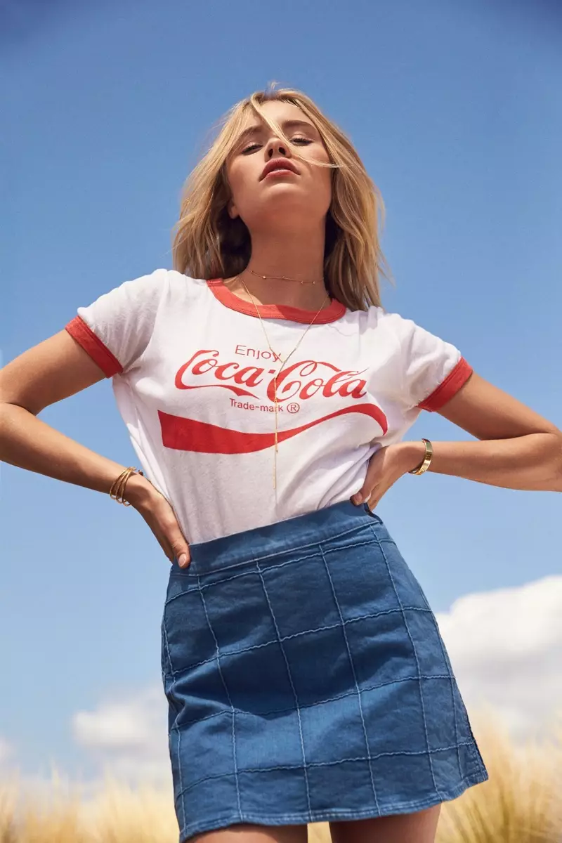 Wildfox Couture Coca Cola majica i MOTHER Lovin’ Schools Out suknja