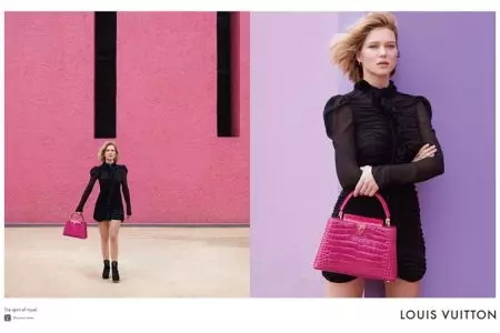 Gesinn dem Lea Seydoux seng éischt Campagne fir Louis Vuitton