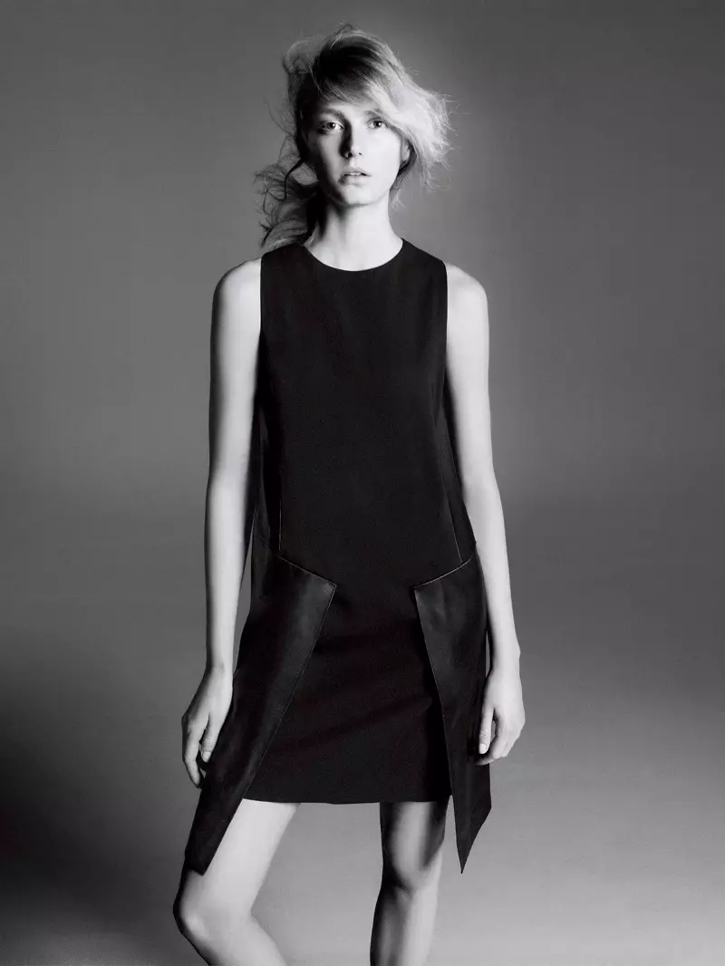 Sigrid Agren 出演 David Sims 的 Sportmax 2013 秋季廣告大片