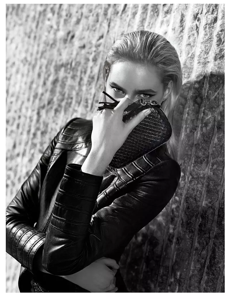 Juju Ivanyuk Models Sleek Style para sa Gizia Fall 2013 Ads ni Nihat Odabasi
