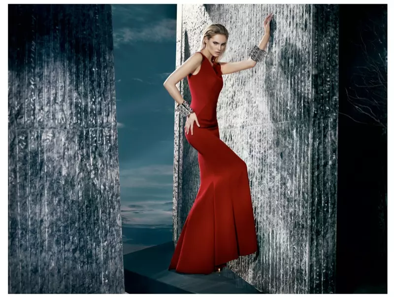 Juju Ivanyuk Models Leek Style for Gizia סתיו 2013 Ads by Nihat Odabasi