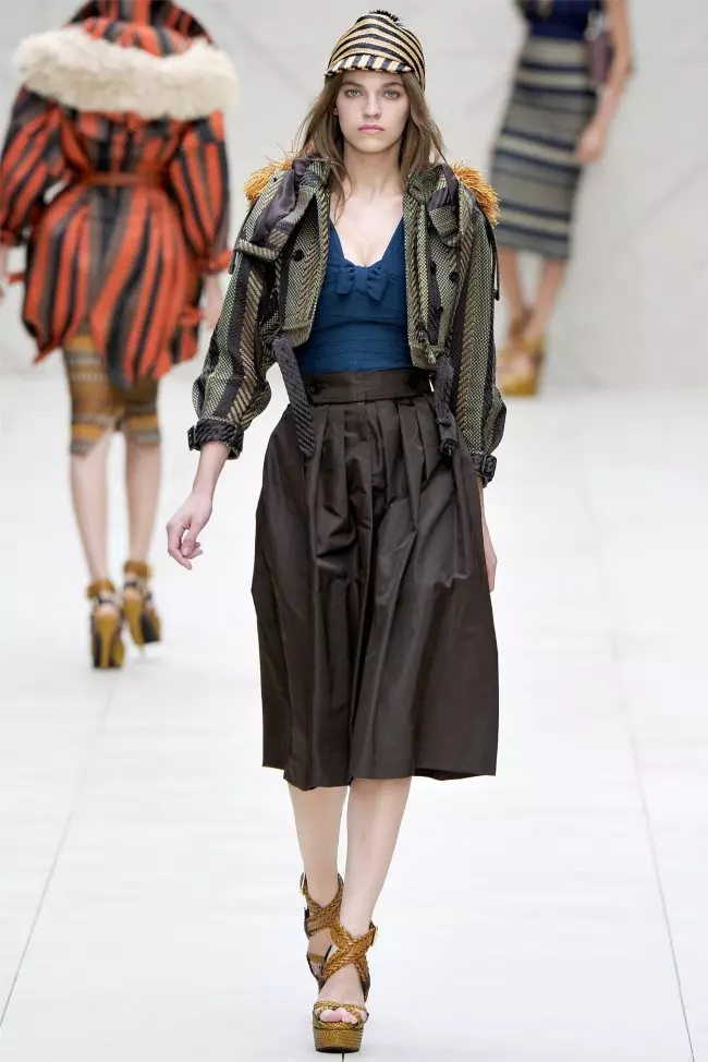 Burberry Primavera 2012 | Settimana della moda di Londra