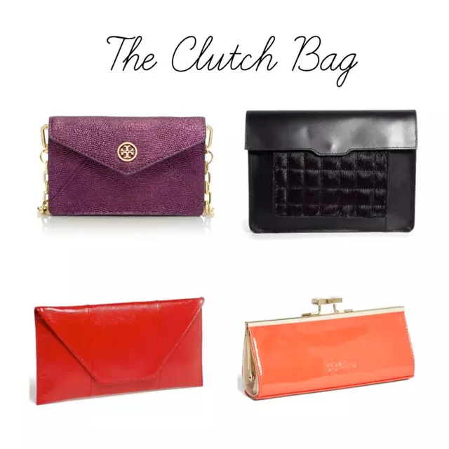 8 Clutch Bags rau niaj hnub Wardrobe