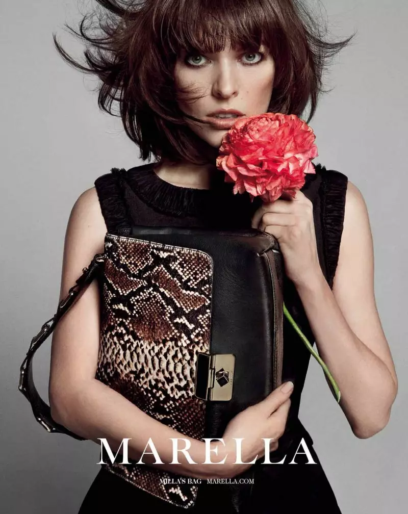Milla Jovovich partecipa alla campagna Marella Fall 2013 di Inez & Vinoodh