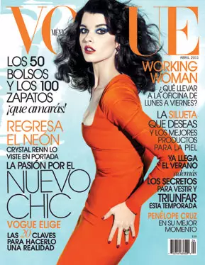 Crystal Renn Vogue Mexico үшін 2011 жылдың сәуірі, Дэвид Ромер