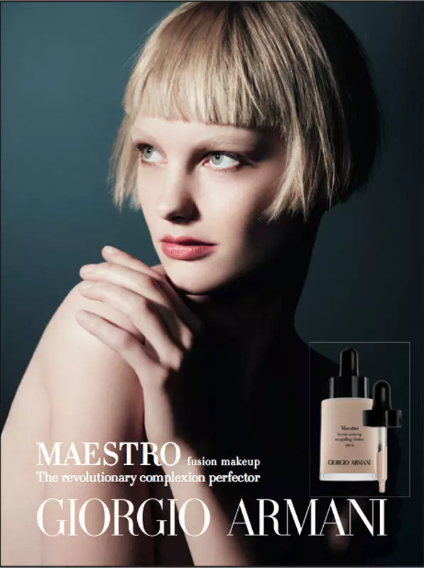 Patricia van der Vliet i Elena Melnik protagonitzen la campanya F/W 2012 de Giorgio Armani Beauty