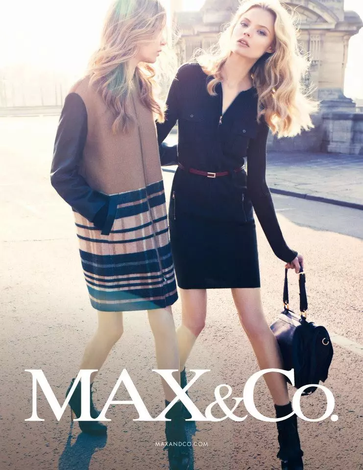 Magdalena Frackowiak וג'וזפין Skriver Don סגנון אלגנטי עבור Max&Co. קמפיין סתיו 2012