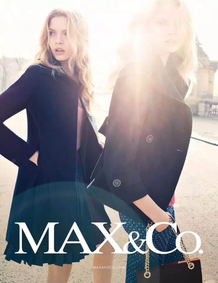 Magdalena Frackowiak und Josephine Skriver Don Elegant Style für das Max&Co. Kampagne Herbst 2012