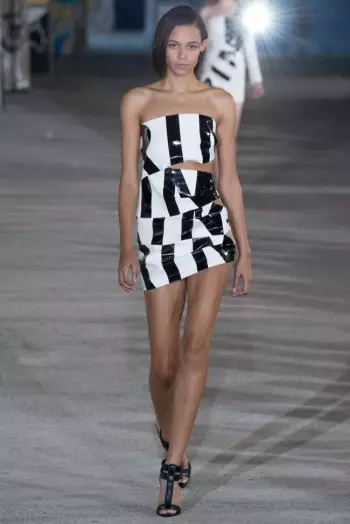 Anthony Vaccarello 去航海，2015 年春季的图形