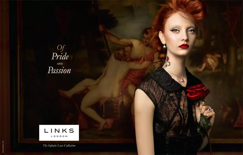 Codie Young Stars dina Links of London's Fall 2012 Campaign ku Jean-Francois Campos