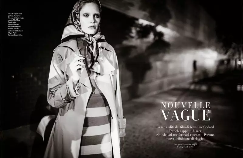 Heidi Mount Models ny Classics Vaovao ho an'ny Amica nataon'i Jean-François Campos