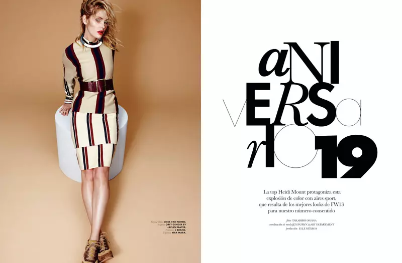 Heidi Mount Dons Urban Flair za Elle Mexico Shoot Takahiro Ogawa